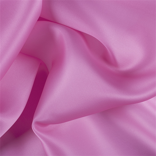 Hot Pink Silk Satin Organza