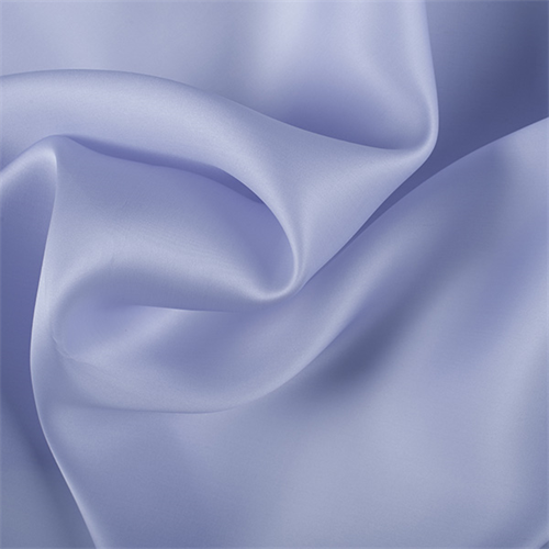 Light Blue Silk Satin Organza