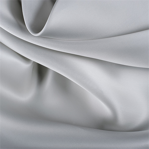 Light Gray Silk Satin Organza
