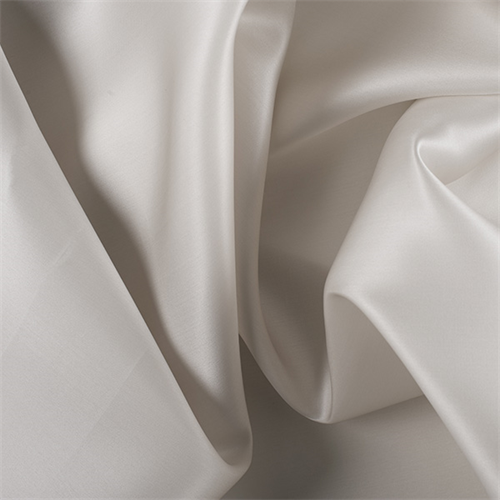 Light Taupe Silk Satin Organza