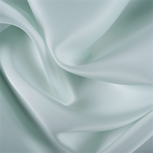 Pale Mint Silk Satin Organza