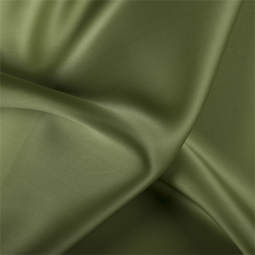 Grass Green Silk Satin Organza