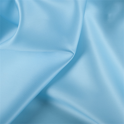 Aqua Silk Satin Organza