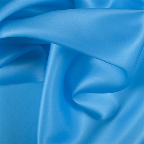Turquoise Silk Satin Organza