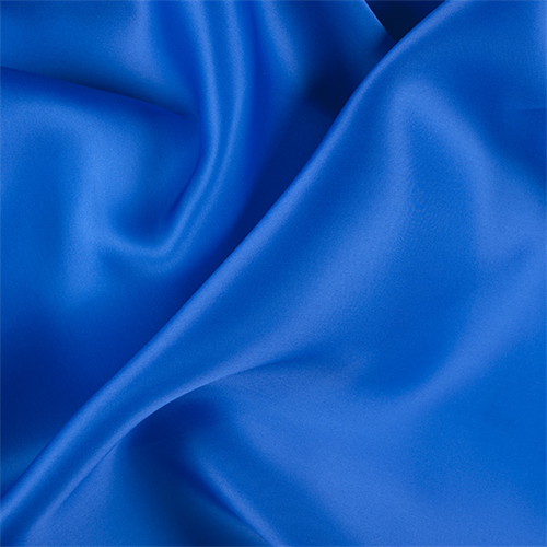 Sapphire Silk Satin Organza