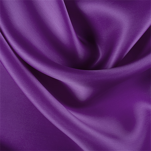 Grape Silk Satin Organza