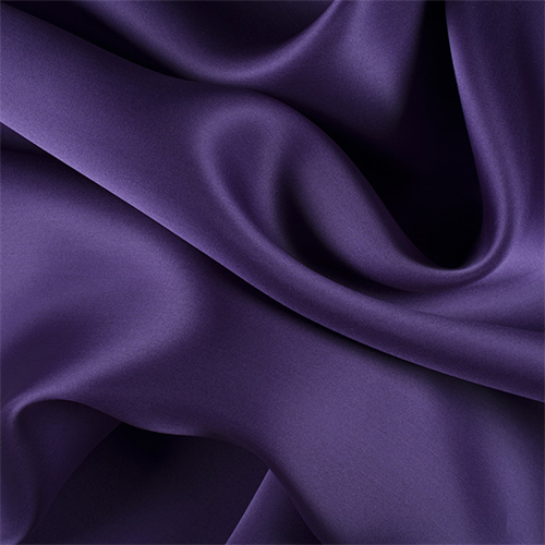 Purple Silk Satin Organza