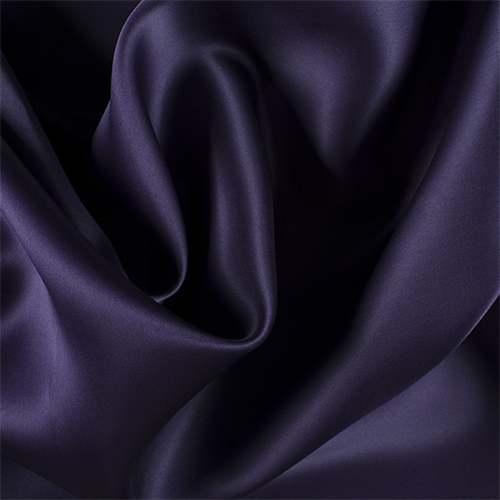 Eggplant Silk Satin Organza