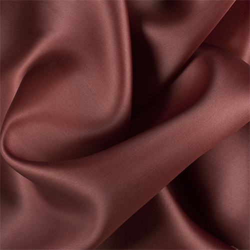 Rust Silk Satin Organza