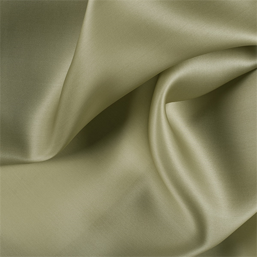 Avocado Silk Satin Organza