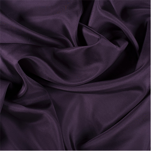 Aubergine Silk Crepe de Chine 1200M160