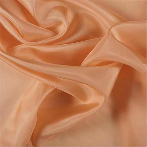 Light Orange Silk Crepe de Chine 1200M165