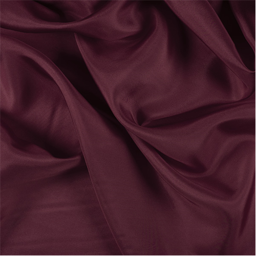 Dark Red Silk Crepe de Chine 1200M168