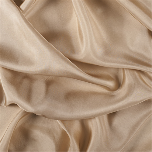 Golden Tan Silk Crepe de Chine 1200M179