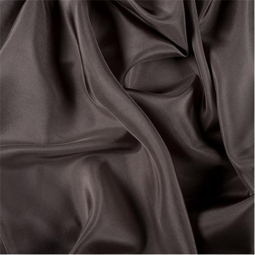 Dark Taupe Silk Crepe de Chine 1200M188