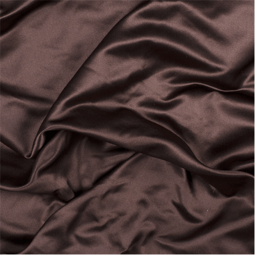 Dark Brown Silk Duchess Satin 9500M19
