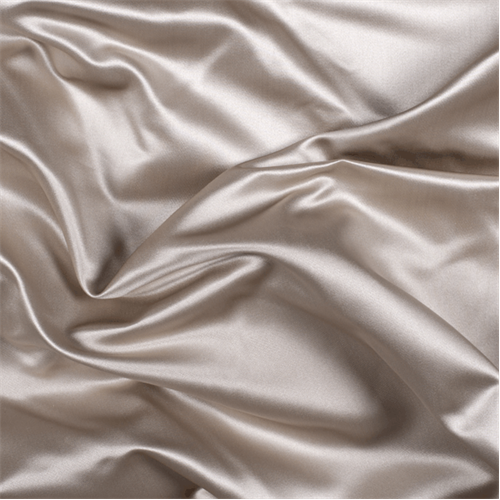 Pale Taupe Silk Duchess Satin 9500M22
