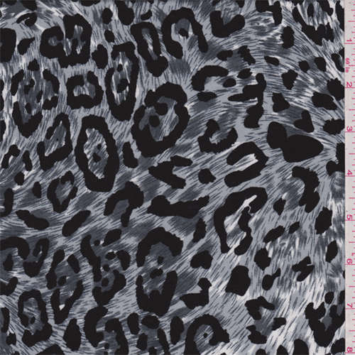 Grey Cheetah Challis