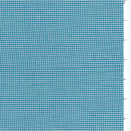 Turquoise 1/16 Inch Gingham Check