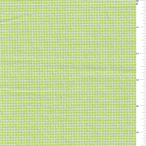 Lime Check Seersucker