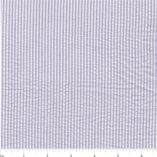 Lavender Stripe Seersucker